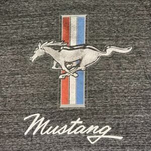 Ford Mustang Graphic T-shirt  Unisex Small Gray Short Sleeve Tee